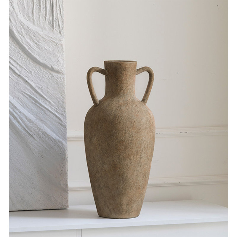 Vase en céramique Wabi Sabi Amphora, H 20,1 po x l 9,8 po x P 8,7 po, 1