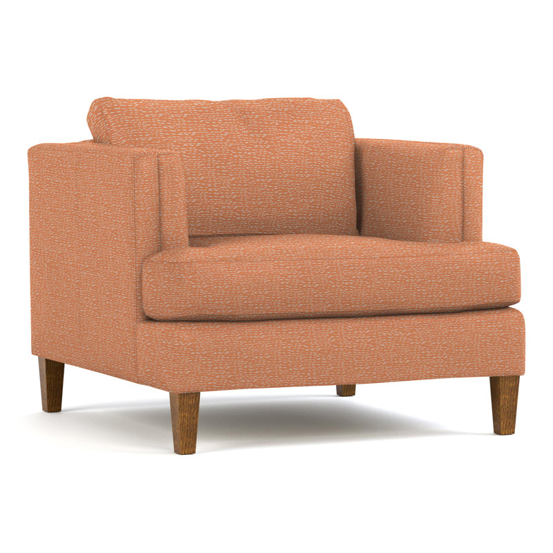 Fauteuil tuxedo avec accoudoirs Surrey Hills, Perigold ‑ mangue Arigato