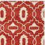 Tapis rouge / ivoire touffeté à la main Carolene-22513118
