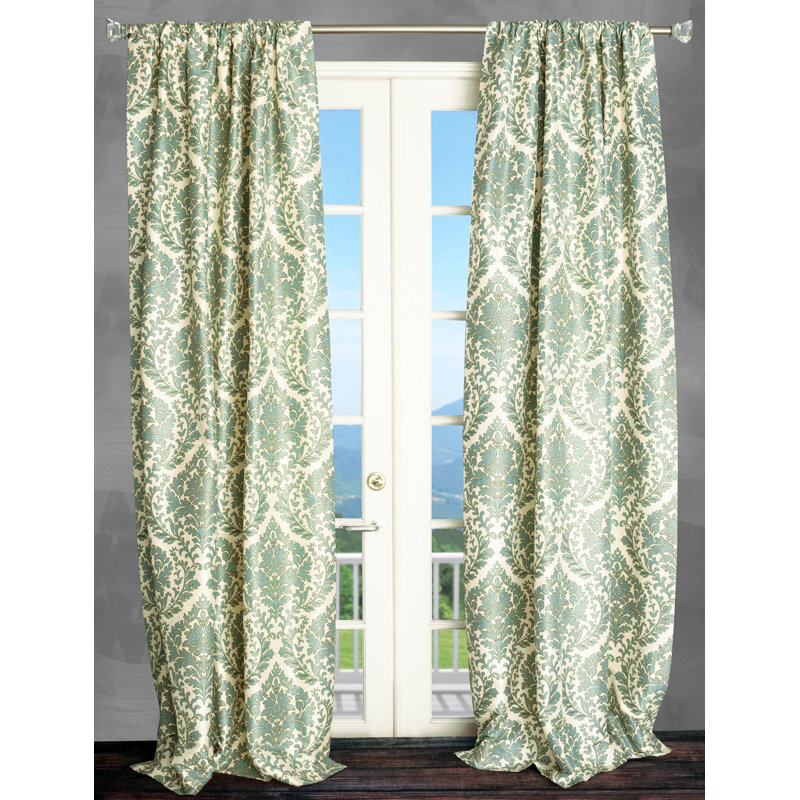 Rideau simple semi-transparent Marvale, Chocolat, l 50 po x L 108 po