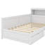 Structure de lit simple en L avec lit gigogne et tiroir de rangement simple-270921922