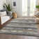 Premium Machine Washable Jahnke AMF1019 Stripes Rug