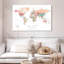 Carte du monde personnalisée «Love I Push Pin»-567373163-568212033
