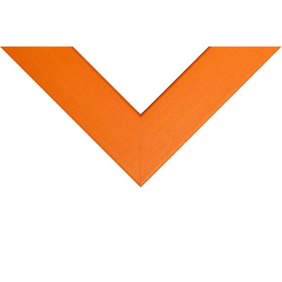 Cadre photo 11 x 14 de couleur orange, moulure en panneau de fibres à densité moyenne de 2 pouces, verre et support inclus, cadre d'affichage mural pour art, affiches ou photos 