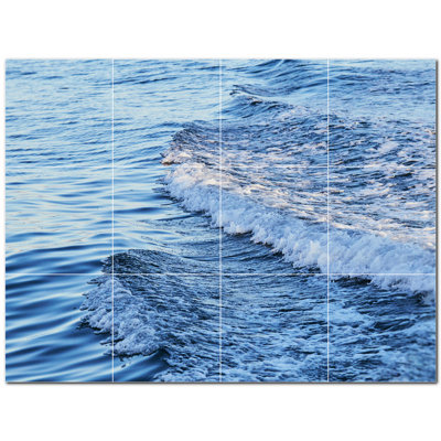 4.25'' x 4.25'' Satin Ceramic Decorative Mural