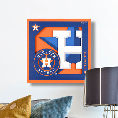 MLB 3D Logo Series Wall Art-12X12