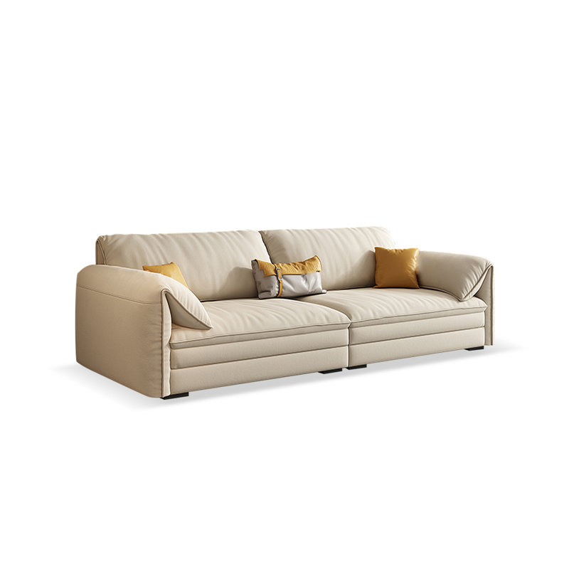 Khaki Polyester Modular Sofa