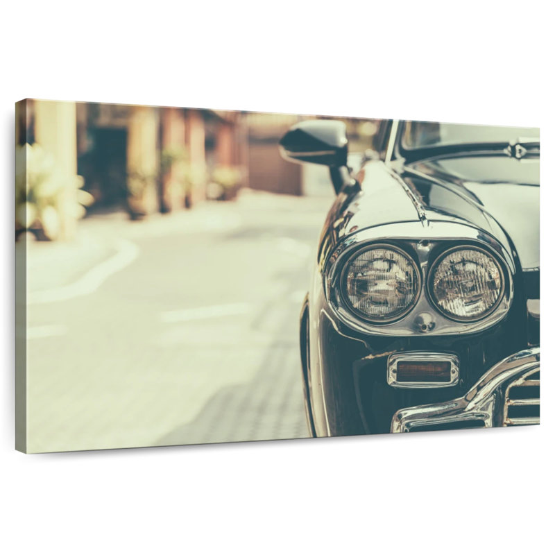 Mehar Vintage Jaguar Car, 20" H x 30" W