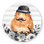 Guinea Pig Detective - Brown Round Outdoor Area Rug for Pets