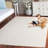 Digory Ebony Hand Tufted Wool/Cotton Abstract Rug in Ivory/Navy-998260243