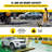 Cable Protector Ramp, 4 Packs 1 Channel Speed Bump Hump, Heavy Duty Rubber