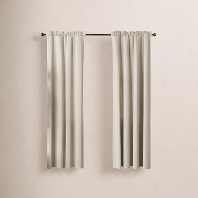  Thermal Blackout Rod Pocket Curtain Panel
