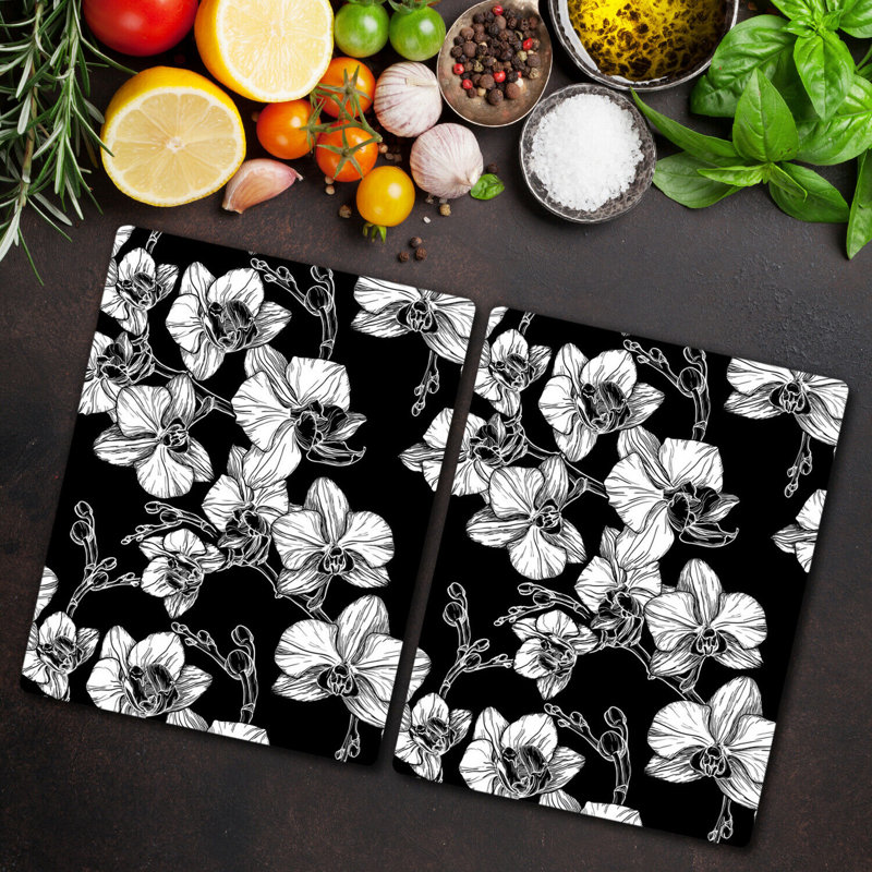 Blasa Tempered Glass Chopping Board, 52cm x 30cm