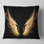 Ailes d'ange doré sur fond noir - imprimé abstrait-30744727-30744730