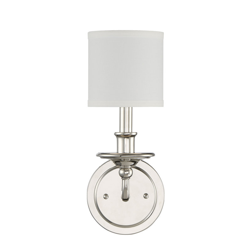 Procida Armed Sconce, Polished Nickel