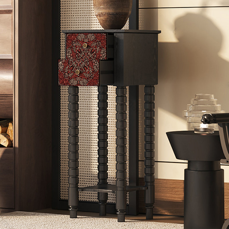 French Style Durable Retro Accent Cabinet