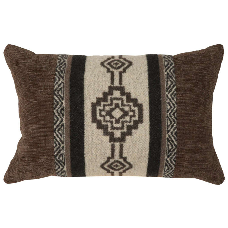 Wooded River Lodge Lux II Accent Pillow, 12x18, Luxe Lodge Decorative Lumbar Throw Pillow for Bedroom