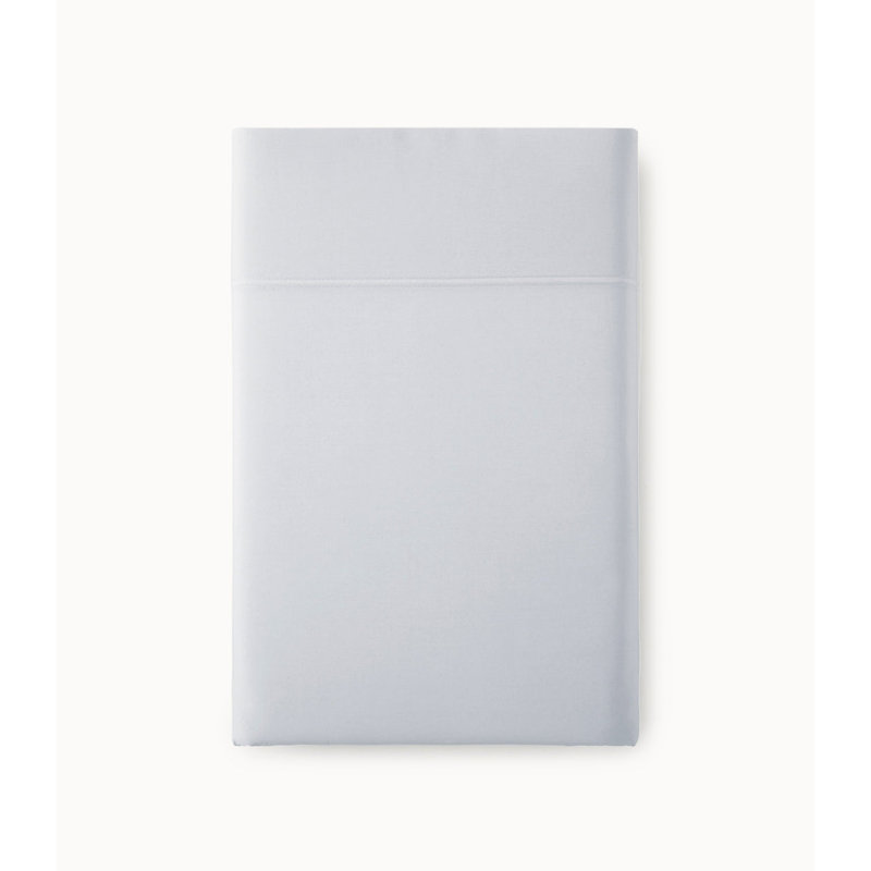 Nile 100% Cotton Guest Room Flat Sheet Case Pack, Twin Flat Sheet, Misty Blue