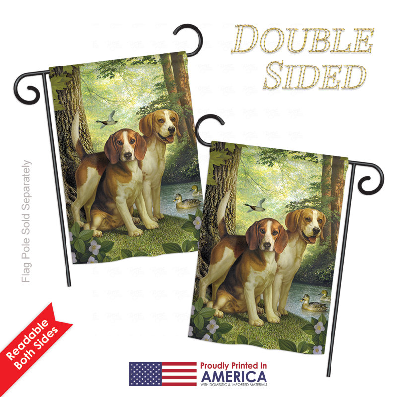 Double-Sided Polyester Seasonal Garden Flag, 13 x 18.5 inches