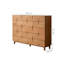 Commode d'appoint avec rangement en bois de cerisier moderne