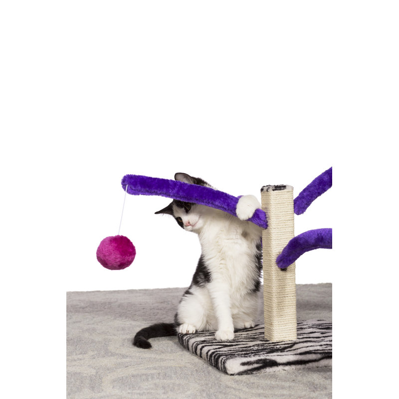 Hoang Power Paws Plush Cat Scratching Post
