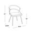 Chaises d'appoint rembourrées en similicuir Loehr-96260525