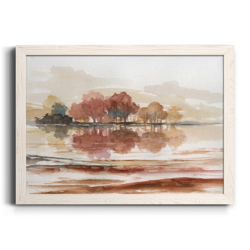 Earthy Dreams - Peinture sur toile encadrée, H 37,5 po x l 27,5 po x P 1,5 po, Blanc
