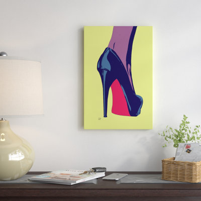 « chaussures iv », peinture sur toile tendue