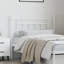Vidaxl Metal Replace Headboard White-99151281