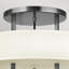 West Fabric Semi Flush Mount