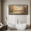 Autumnal River At Sunset Classic Forest Landscape, reproduction d'art sur toile-98042009-111375507
