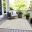 Tapis intérieur / extérieur ivoire 9 pi x 12 pi Condol ACN920 lavable à la machine 1 pi 8 po x 2 pi 6 po-109582753