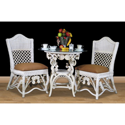 Mathys 2 - Person Glass Top Four Leg Dining Set