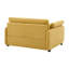Très grand canapé-lit simple en chenille surdimensionné avec assise large et confort profond, conception moderne à blocs de couleurs pour le salon et la chambre à coucher-131507316