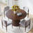 Chynthia 4 - Person Solid Wood Round Dining Set-85336324