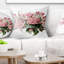 Bouquet de roses roses aquarelle - coussin imprimé floral-30744145-30744149