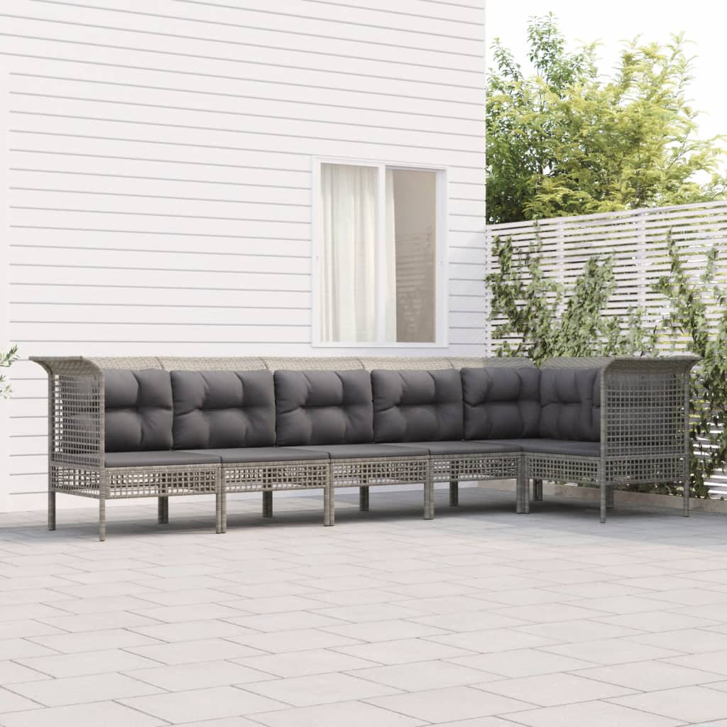 Gartenecksofa Bladric mit Kissen