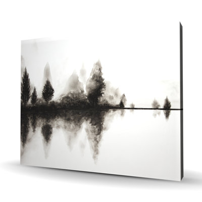 Reflection - Toile d'arbres de salon pour une décoration intérieure élégante