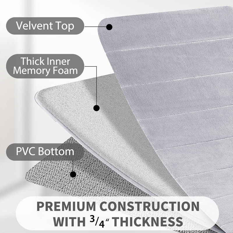 Memory Foam Bath Rug