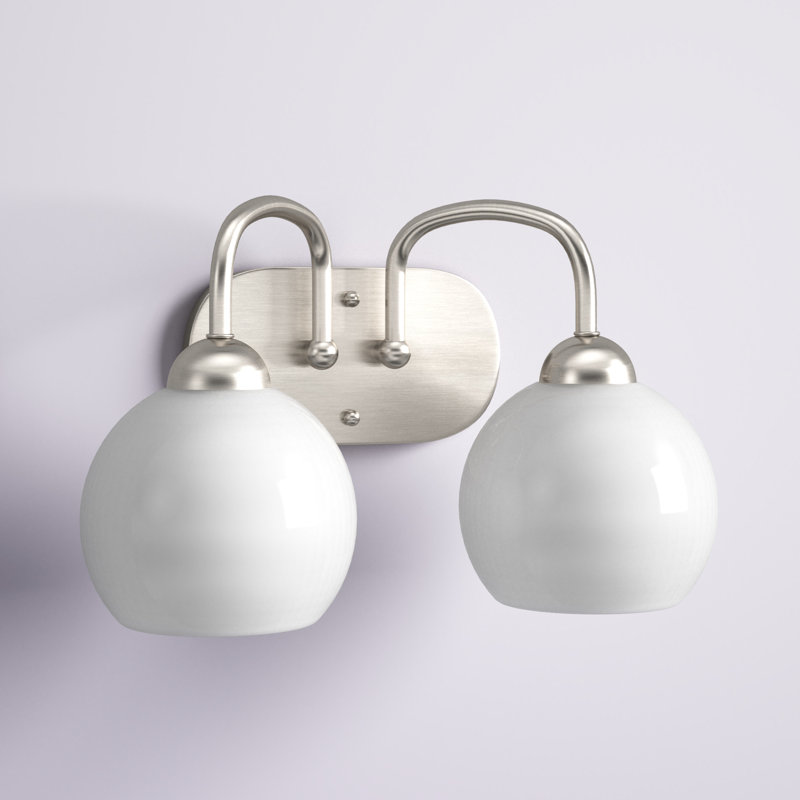 Alayna 2 - Light Dimmable Vanity Light, Brushed Nickel