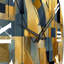 Horloge murale dorée Cubist Visions II-93382211