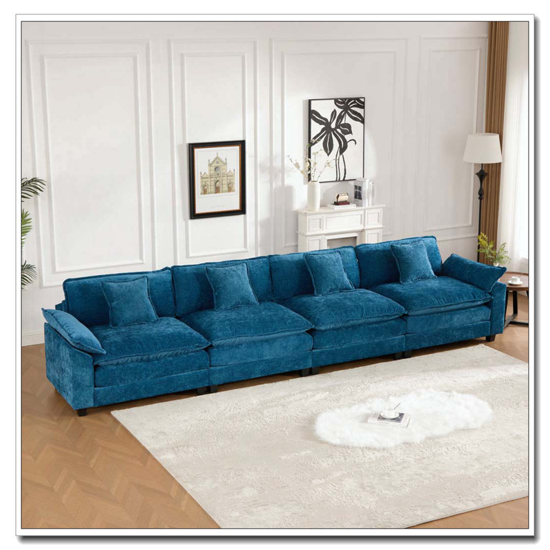 Canapé modulaire Wider, Bleu