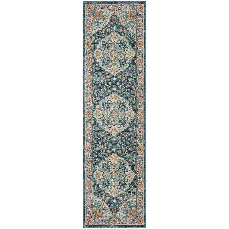 Dostie 100 Performance Oriental Rug, Runner 2'3" x 12'