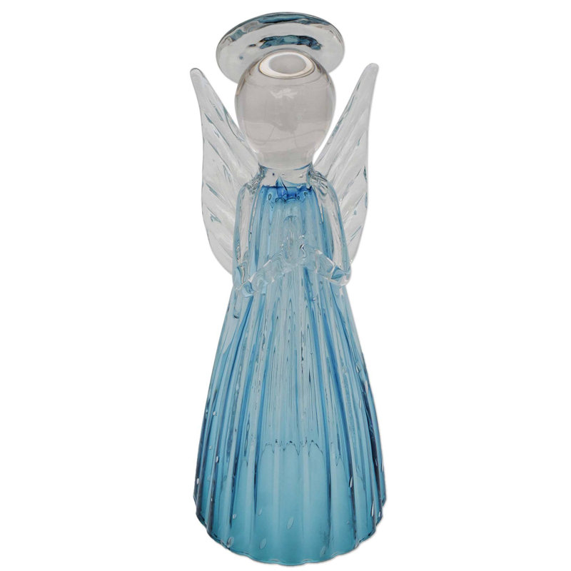 Sculpture en verre d’art ange Rafferty