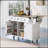 Versatile Kitchen Cart with Drop-Leaf Countertop and Internal Storage-1391877394