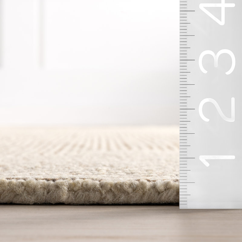 Stoic Wool Area Rug, Rectangle 5' x 8'