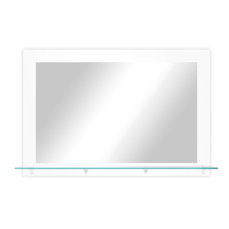 Miroir mural, Noir, 32,50 po x 36 po