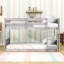 Twin Over Twin Wood Floor Bunk Bed-81598575