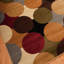 Tapis multicolore à motif géométrique Sebuhi-19341190