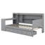 Lit de jour en bois avec 3 tiroirs, ports USB et bureau-104831534-104831535